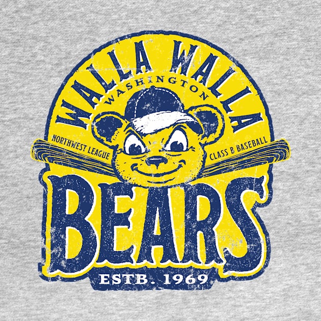 Walla Walla Bears Baseball by MindsparkCreative